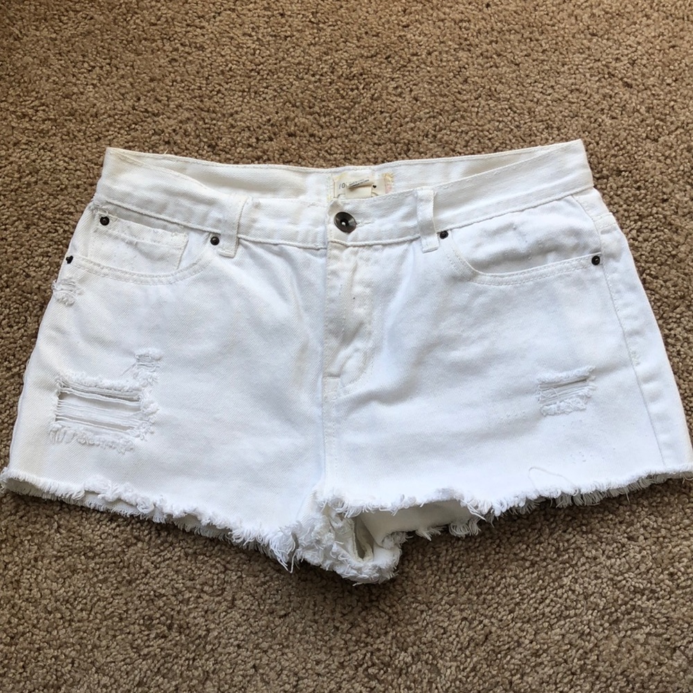 White shorts